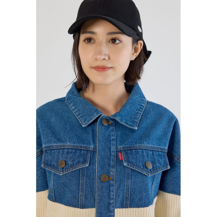 ニットドッキングルーズデニムジャケット | RODEO CROWNS WIDE BOWL | 詳細画像15 