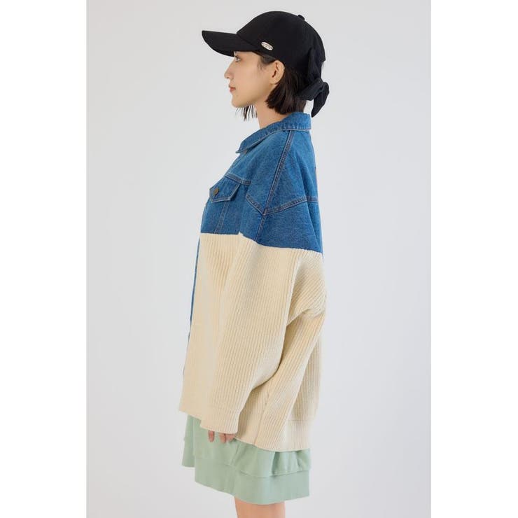 ニットドッキングルーズデニムジャケット | RODEO CROWNS WIDE BOWL | 詳細画像13 