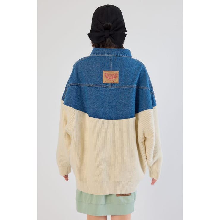 ニットドッキングルーズデニムジャケット | RODEO CROWNS WIDE BOWL | 詳細画像14 