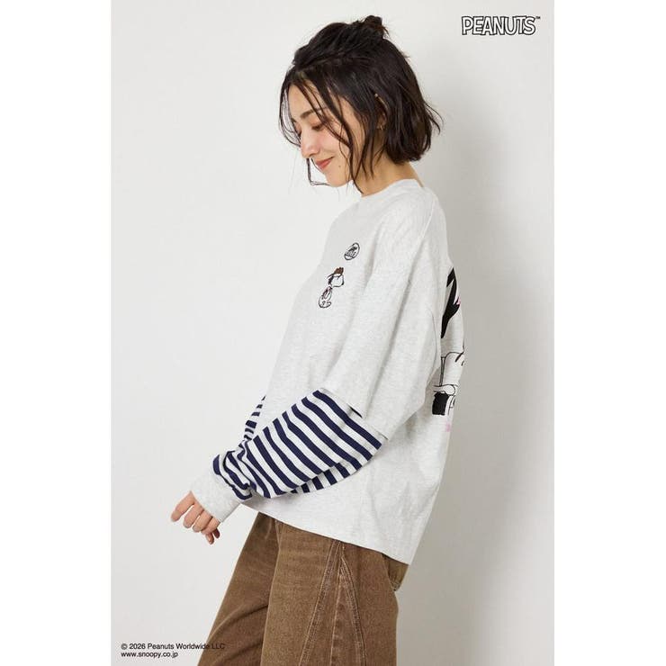 (PEANUTS)フェイクレイヤードロングTシャツ | RODEO CROWNS WIDE BOWL | 詳細画像33 