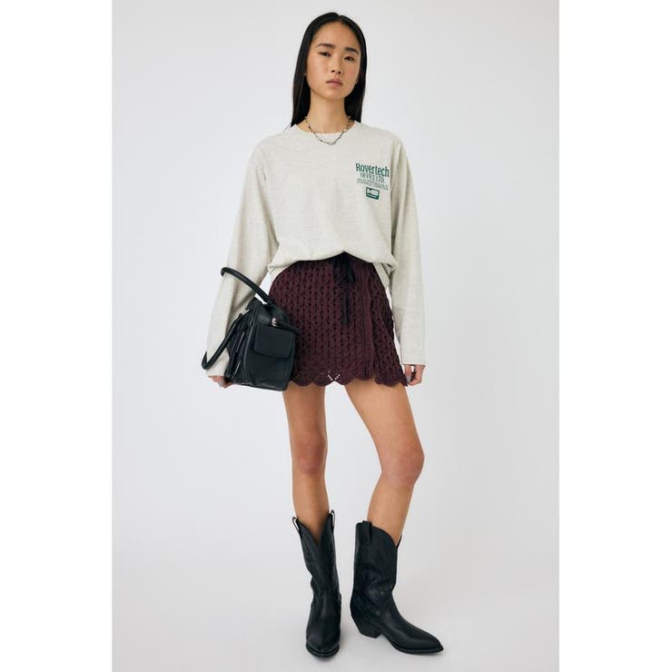 OPENWORK ニットスカート | MOUSSY OUTLET | 詳細画像4 