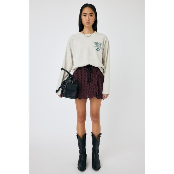 OPENWORK ニットスカート | MOUSSY OUTLET | 詳細画像6 