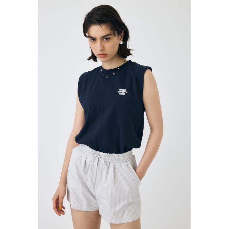 NVY | TINY LETTER SLEEVELESS トップス | MOUSSY OUTLET