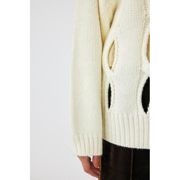 CUT OUT DESIGN ニット | MOUSSY OUTLET | 詳細画像6 