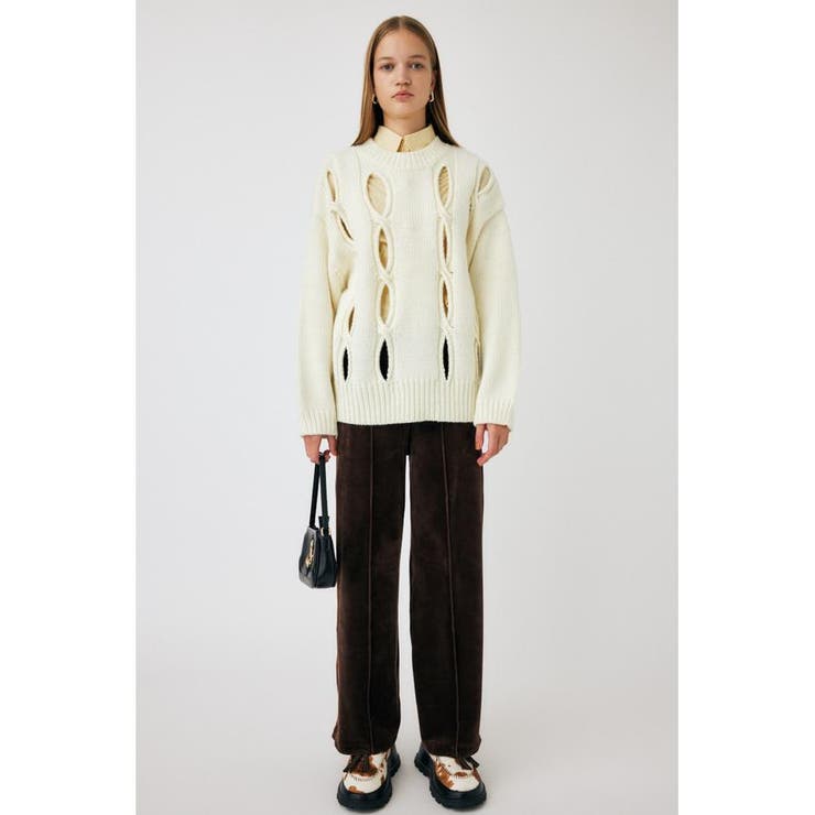 IVOY3 | CUT OUT DESIGN ニット | MOUSSY OUTLET