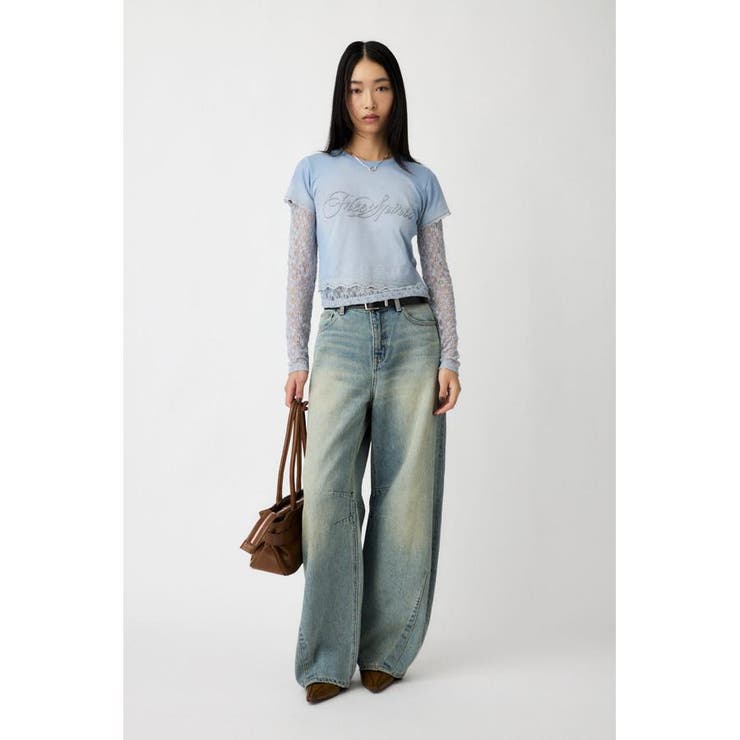 LACE LAYER TEE | MOUSSY OUTLET | 詳細画像3 