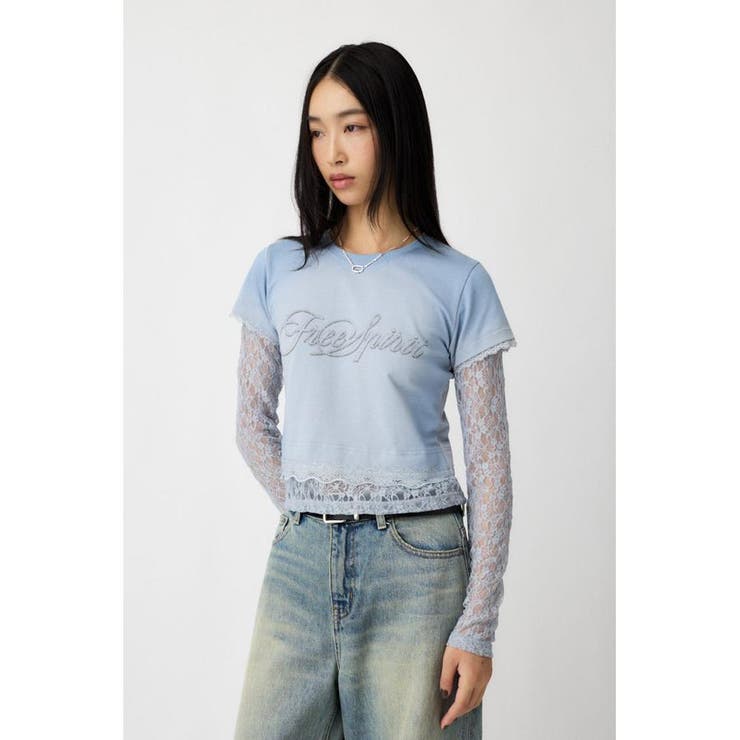 LACE LAYER TEE | MOUSSY OUTLET | 詳細画像5 