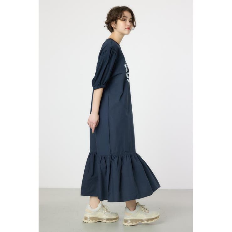 カレッジ 切替 パフスリーヴ ワンピース | RODEO CROWNS WIDE BOWL | 詳細画像15 