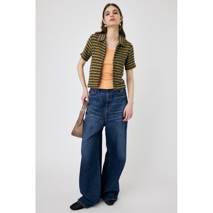 MIX COLOR CROCHET シャツ | MOUSSY OUTLET | 詳細画像1 