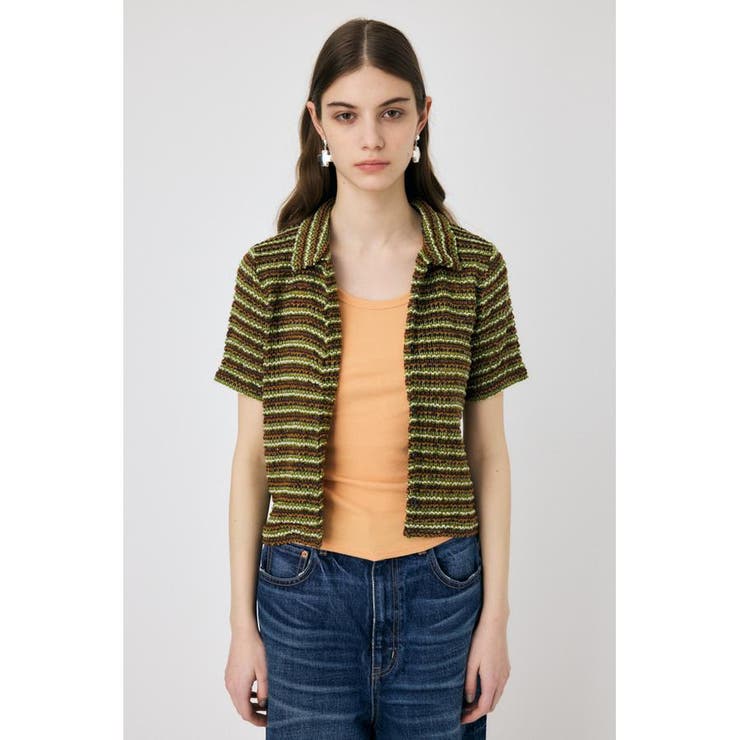 MIX COLOR CROCHET シャツ | MOUSSY OUTLET | 詳細画像5 