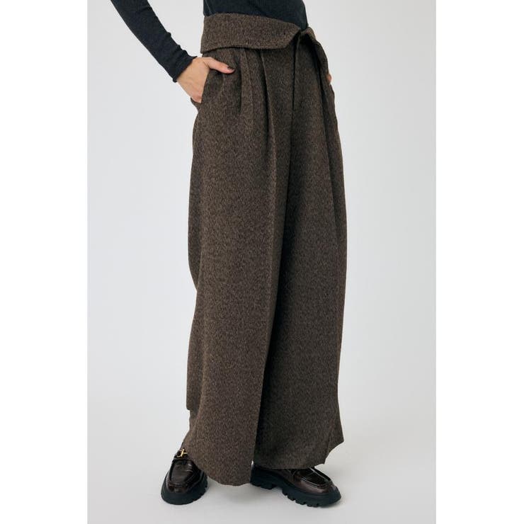 FOLD WAIST ワイドスラックス | MOUSSY OUTLET | 詳細画像5 