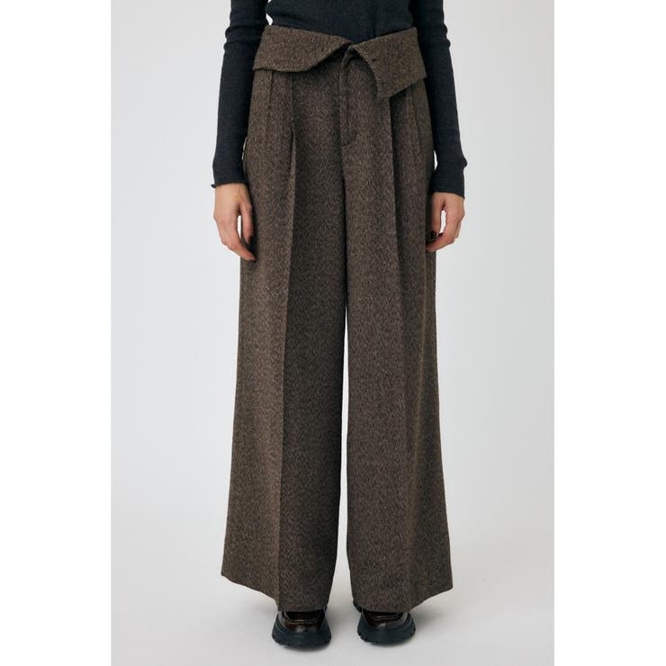 FOLD WAIST ワイドスラックス | MOUSSY OUTLET | 詳細画像6 