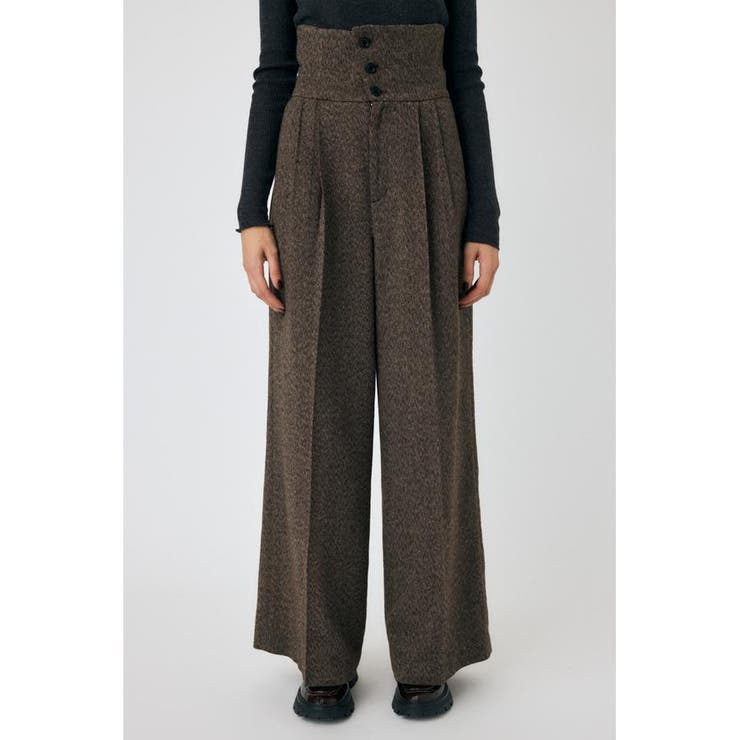 FOLD WAIST ワイドスラックス | MOUSSY OUTLET | 詳細画像7 
