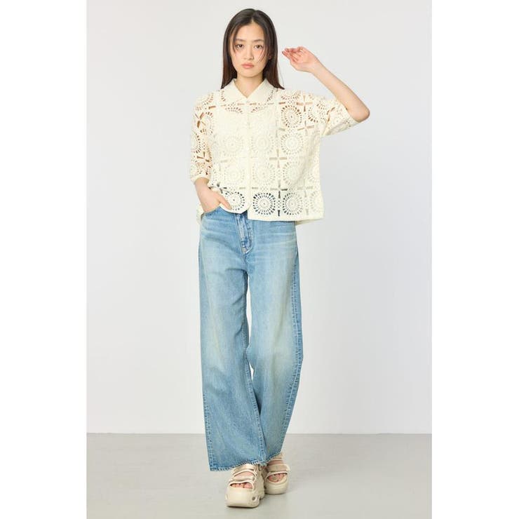 クロシェカーディガン | RODEO CROWNS WIDE BOWL | 詳細画像6 