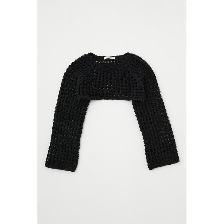 BLK | CROCHET BOLERO ニット | MOUSSY OUTLET