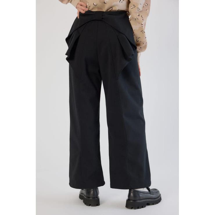 BLK | ビッグリボンスウェットパンツ | RODEO CROWNS WIDE BOWL