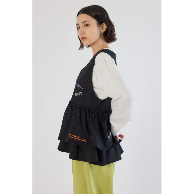 embroideryフロントジップベスト | RODEO CROWNS WIDE BOWL | 詳細画像8 