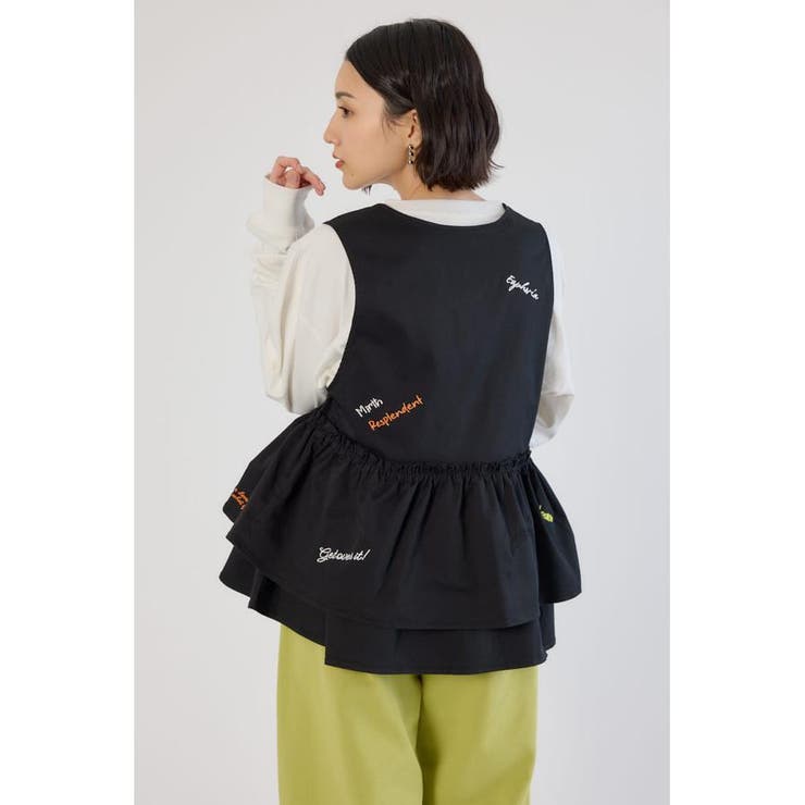 embroideryフロントジップベスト | RODEO CROWNS WIDE BOWL | 詳細画像10 