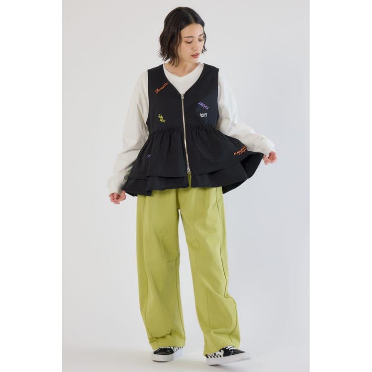 embroideryフロントジップベスト | RODEO CROWNS WIDE BOWL | 詳細画像11 