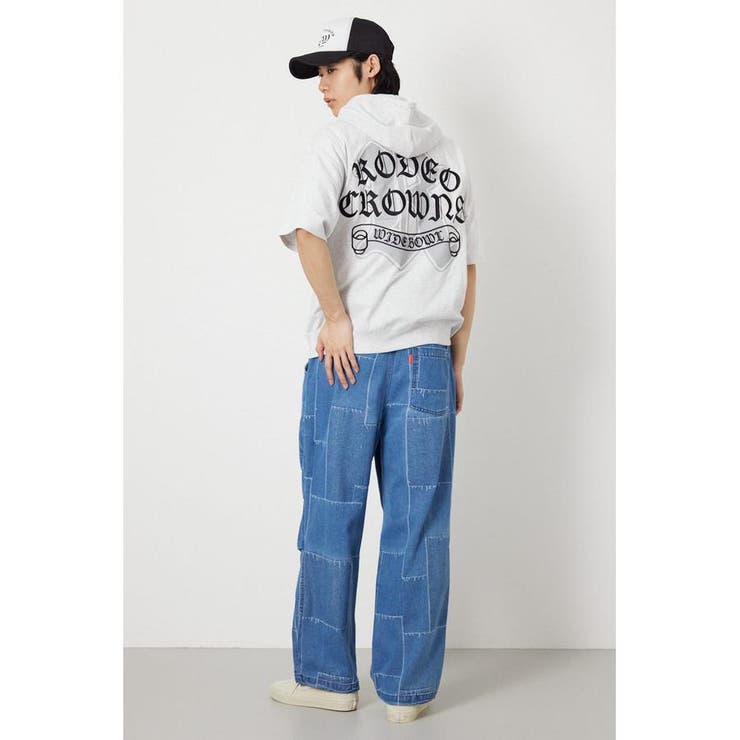 Blackletter 半袖ZIPパーカー | RODEO CROWNS WIDE BOWL | 詳細画像13 
