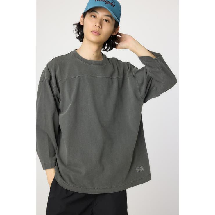 ピグメントフットボール7分袖Tシャツ[品番：BJLW0030025]｜RODEO