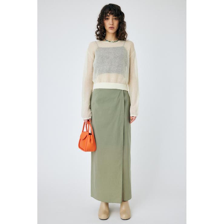 WHT | MESH KNIT トップス | MOUSSY OUTLET