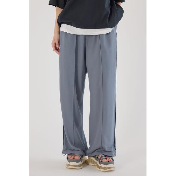 GRY | パイピングイージーパンツ | RODEO CROWNS WIDE BOWL