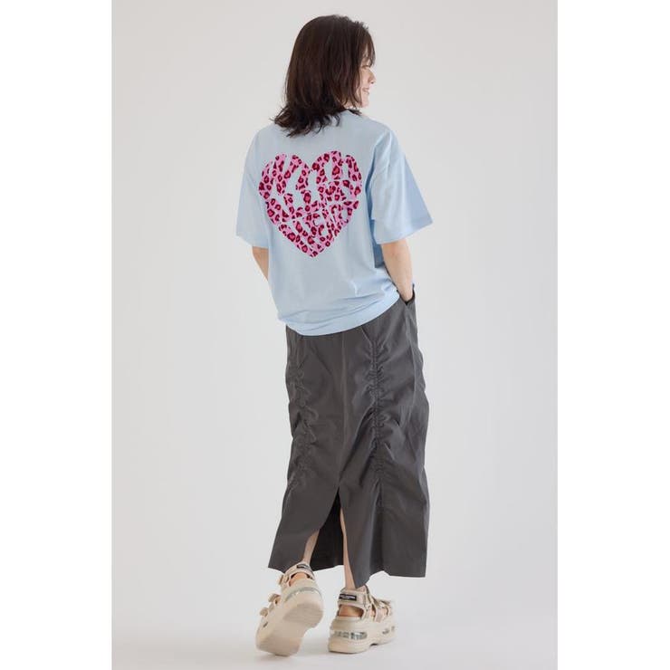 Heart Leopard Tシャツ[品番：BJLW0030655]｜RODEO CROWNS WIDE