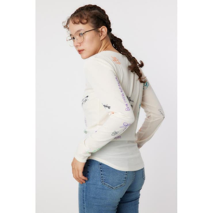 Brushedテキストシアートップス | RODEO CROWNS WIDE BOWL | 詳細画像3 