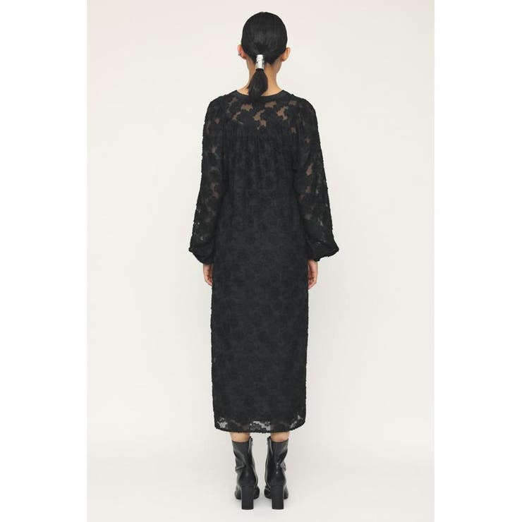 JACQUARD MOTTED GATHER ワンピース | SLY OUTLET | 詳細画像3