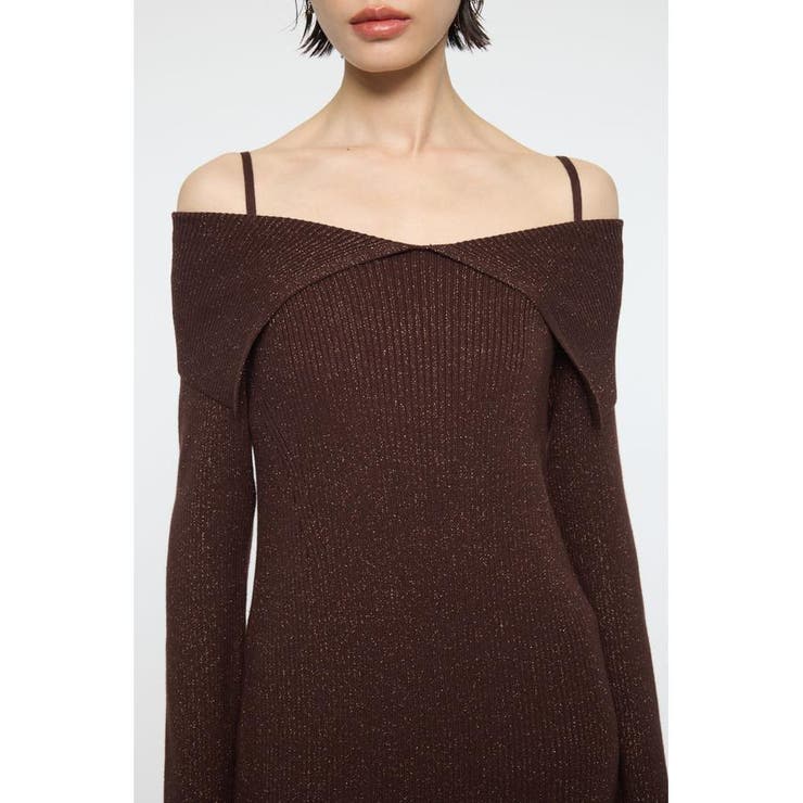 BIG COLLAR KNIT ドレス | MOUSSY OUTLET | 詳細画像10 
