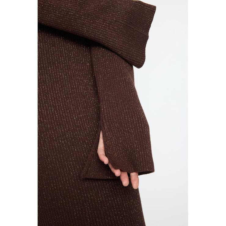 BIG COLLAR KNIT ドレス | MOUSSY OUTLET | 詳細画像11 