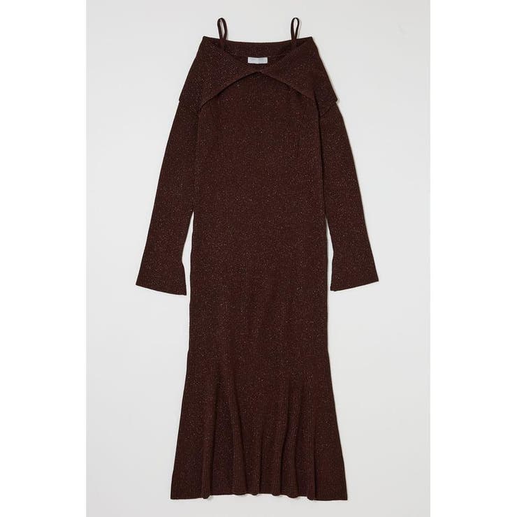 BIG COLLAR KNIT ドレス | MOUSSY OUTLET | 詳細画像14 