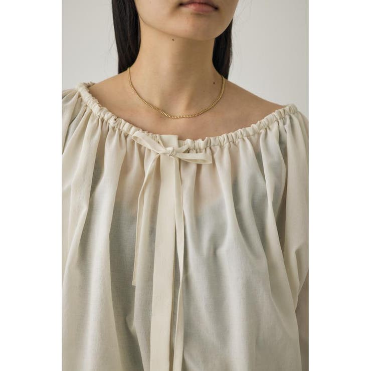 2wayシアーブラウスチュニック リサイクルポリエステル使用 | MOUSSY OUTLET | 詳細画像10 