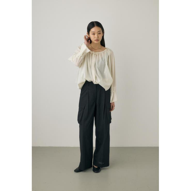 2wayシアーブラウスチュニック リサイクルポリエステル使用 | MOUSSY OUTLET | 詳細画像5 