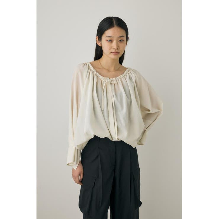 2wayシアーブラウスチュニック リサイクルポリエステル使用 | MOUSSY OUTLET | 詳細画像1 