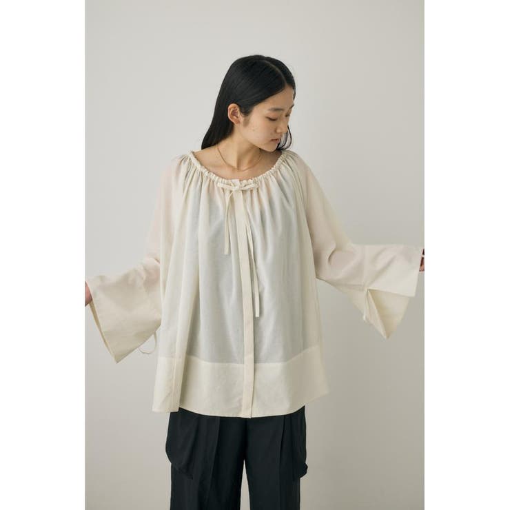2wayシアーブラウスチュニック リサイクルポリエステル使用 | MOUSSY OUTLET | 詳細画像3 