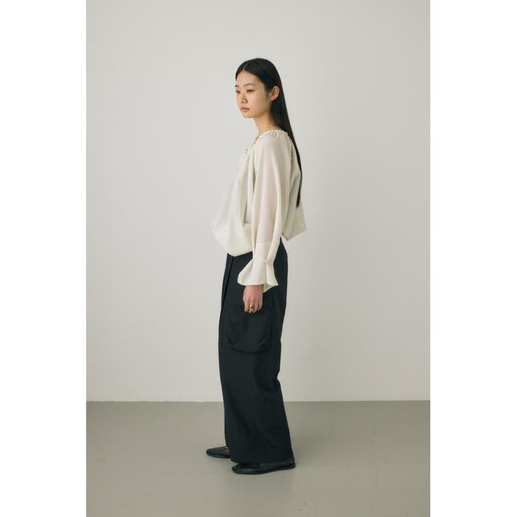 2wayシアーブラウスチュニック リサイクルポリエステル使用 | MOUSSY OUTLET | 詳細画像6 