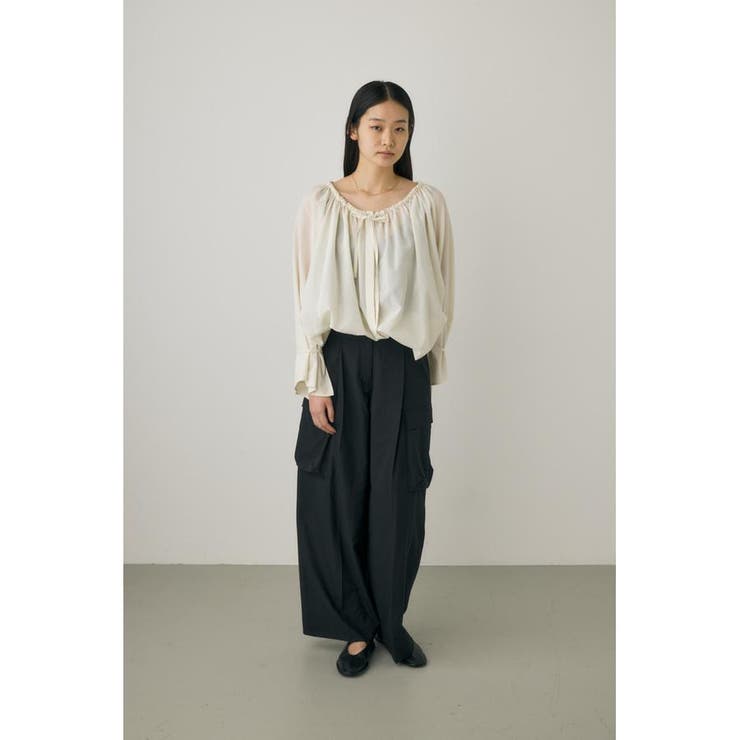 2wayシアーブラウスチュニック リサイクルポリエステル使用 | MOUSSY OUTLET | 詳細画像4 