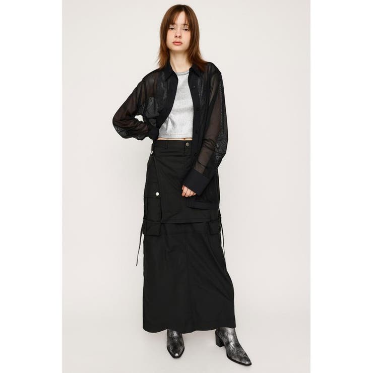 SHEER MESH シャツ | SLY OUTLET | 詳細画像8 