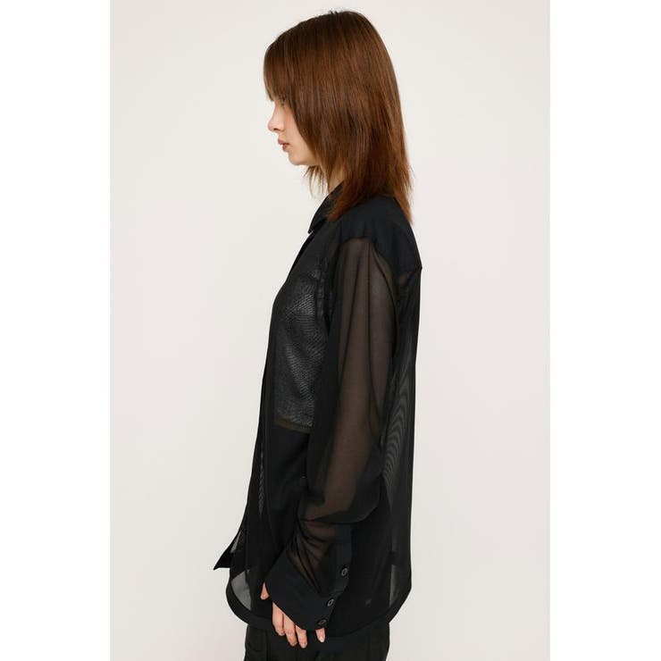 SHEER MESH シャツ | SLY OUTLET | 詳細画像12 