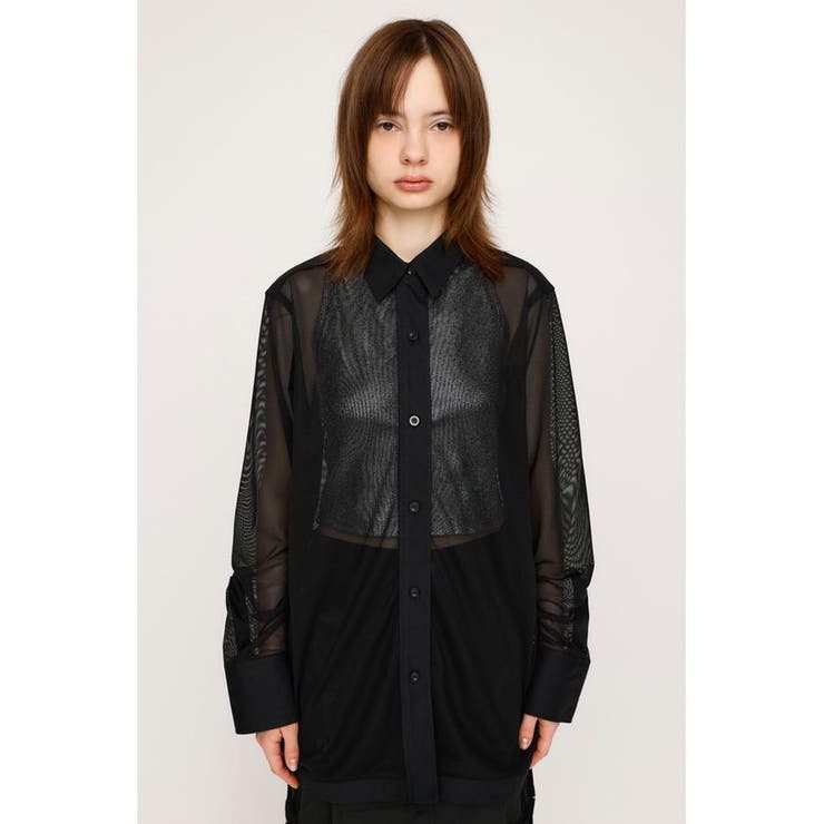 SHEER MESH シャツ | SLY OUTLET | 詳細画像11 