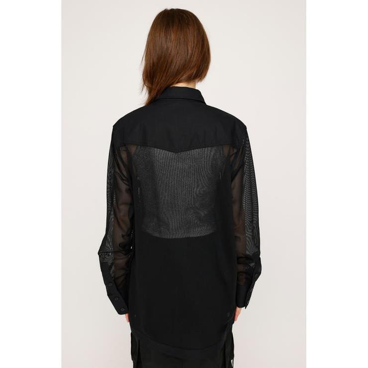 SHEER MESH シャツ | SLY OUTLET | 詳細画像13 