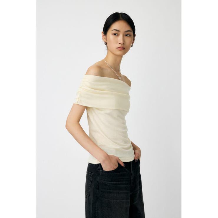 SHEER OFF SHOULDER トップス | MOUSSY OUTLET | 詳細画像4 