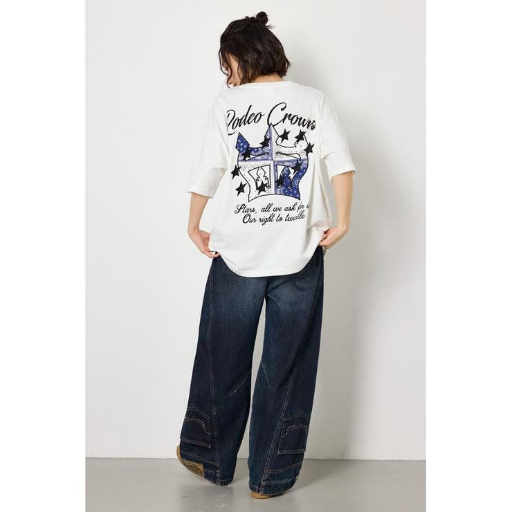 アップリケクラウンロゴTシャツ | RODEO CROWNS WIDE BOWL | 詳細画像4 