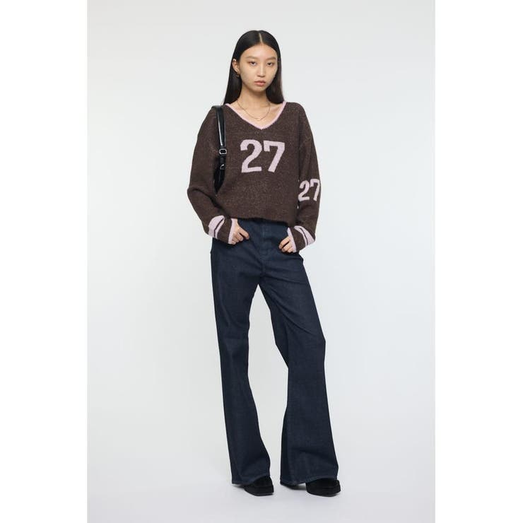 SHAGGY NUMBERING セーター | MOUSSY OUTLET | 詳細画像2 