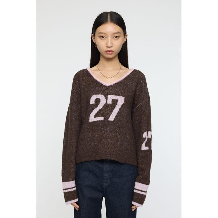 SHAGGY NUMBERING セーター | MOUSSY OUTLET | 詳細画像5 