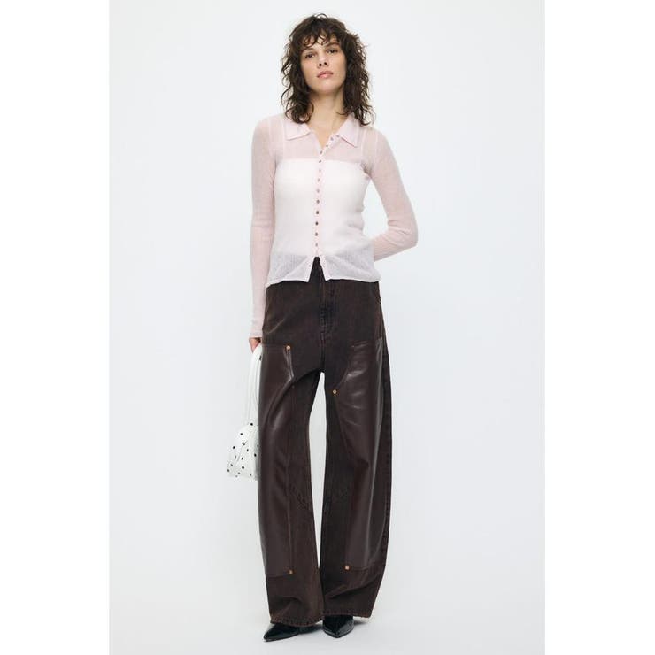 SHEER KNIT SHIRT シャツ | MOUSSY OUTLET | 詳細画像11 