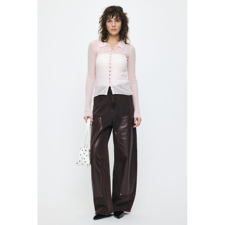 SHEER KNIT SHIRT シャツ | MOUSSY OUTLET | 詳細画像12 
