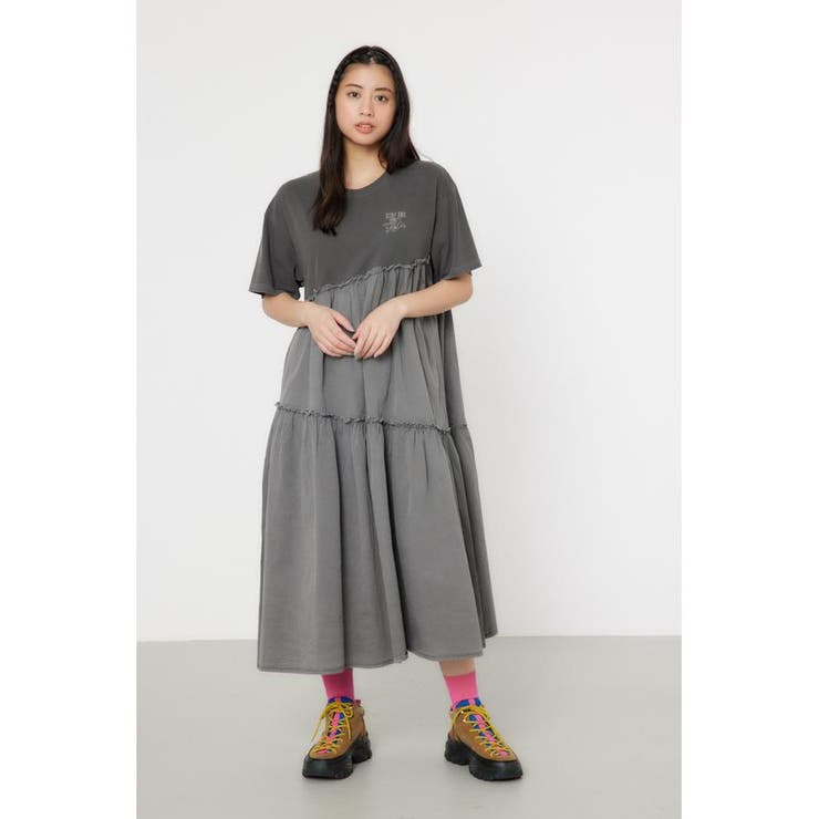 ピグメントギャザードッキングワンピース | RODEO CROWNS WIDE BOWL | 詳細画像5 